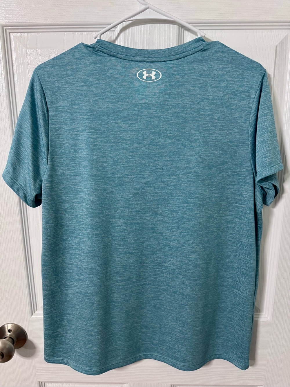 Under Armour Heather Teal Loose Performance Tee - Picture 2 of 3